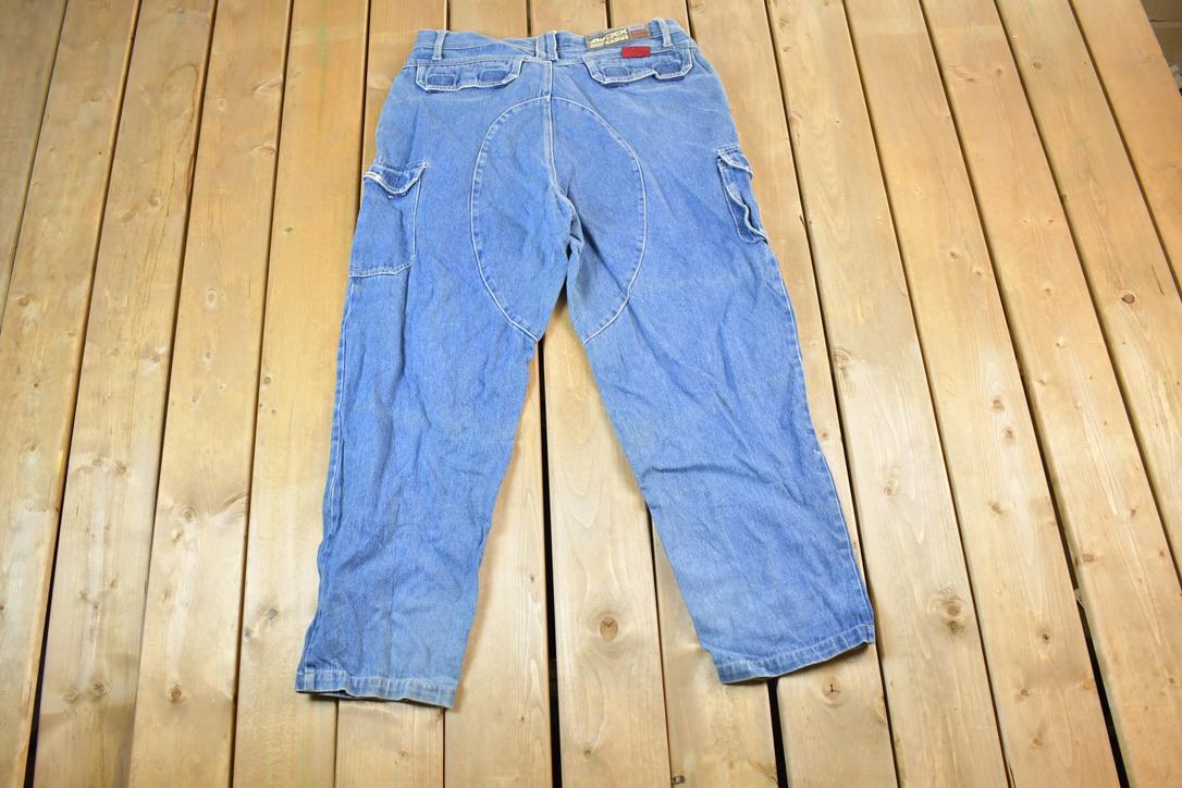 Vintage 1990s Crazy Avirex Denim Jeans Size 40 x 30