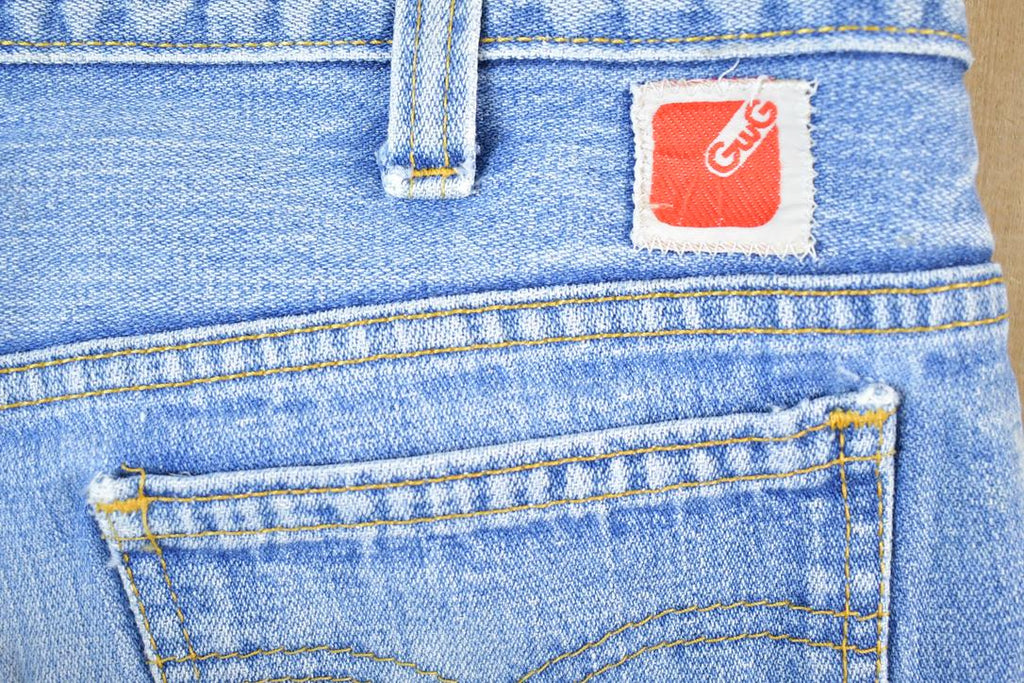 Vintage 1970s GWG Light Wash Denim Jeans Size 32 xs 30