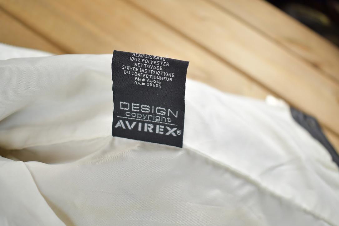 Vintage 1990s Womens Avirex Cafe Racer Leather Biker Jacket Made In USA