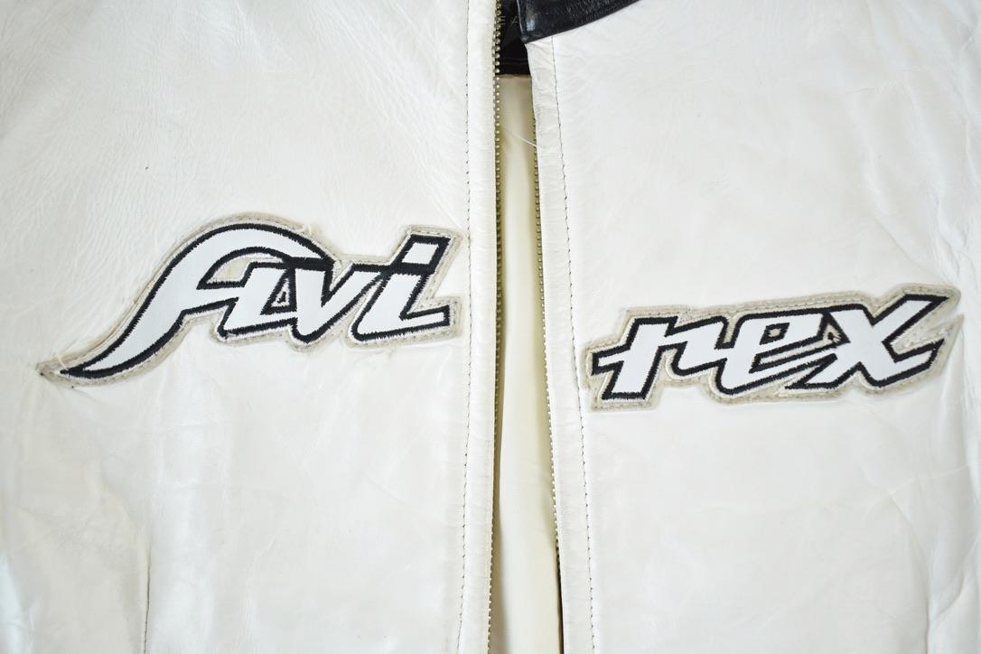 Vintage 1990s Womens Avirex Cafe Racer Leather Biker Jacket Made In USA