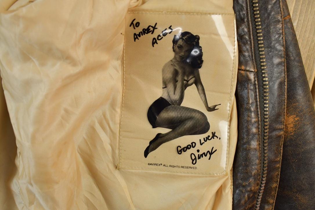 Vintage 1980s Type A2 Avirex Leather Us Army Air Forces Flight Jacket Made In USA